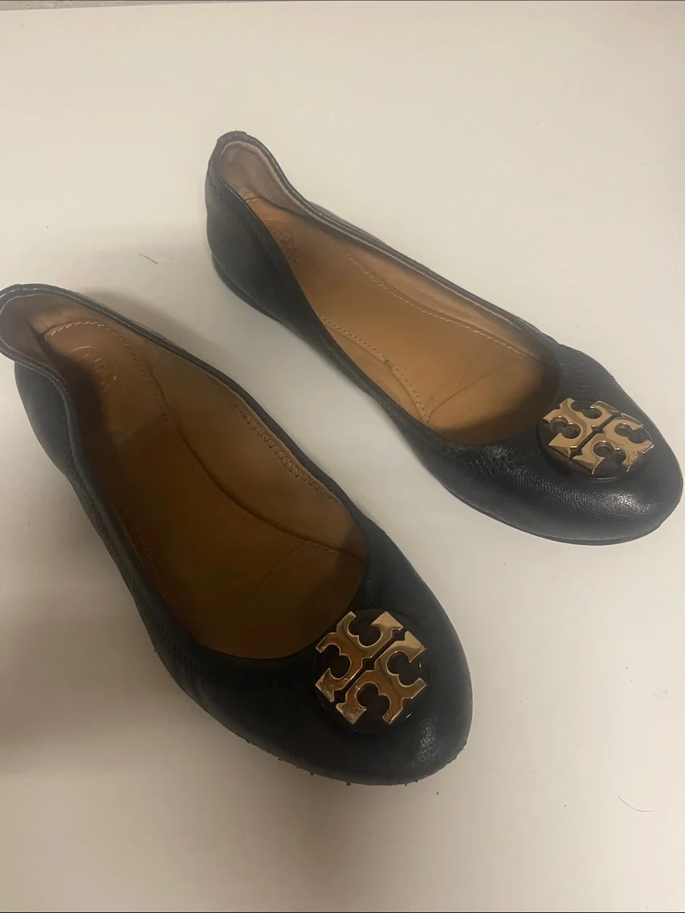 Tory Burch black flats 6 1/2